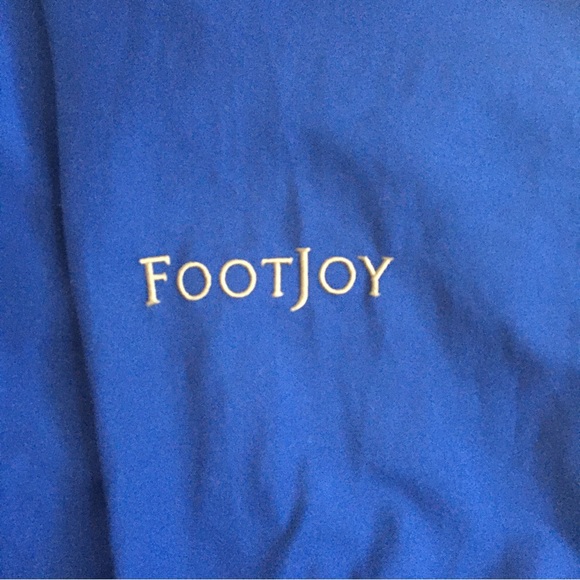 FootJoy Pullover V Neck Golf Windbreaker Jacket Navy Blue Large - Picture 9 of 14